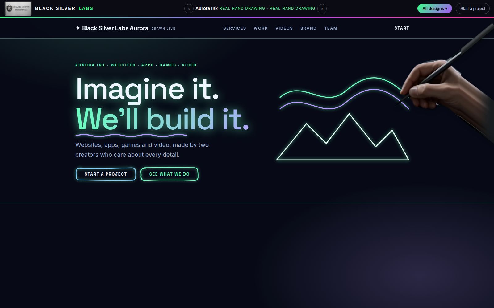 Aurora Ink design preview