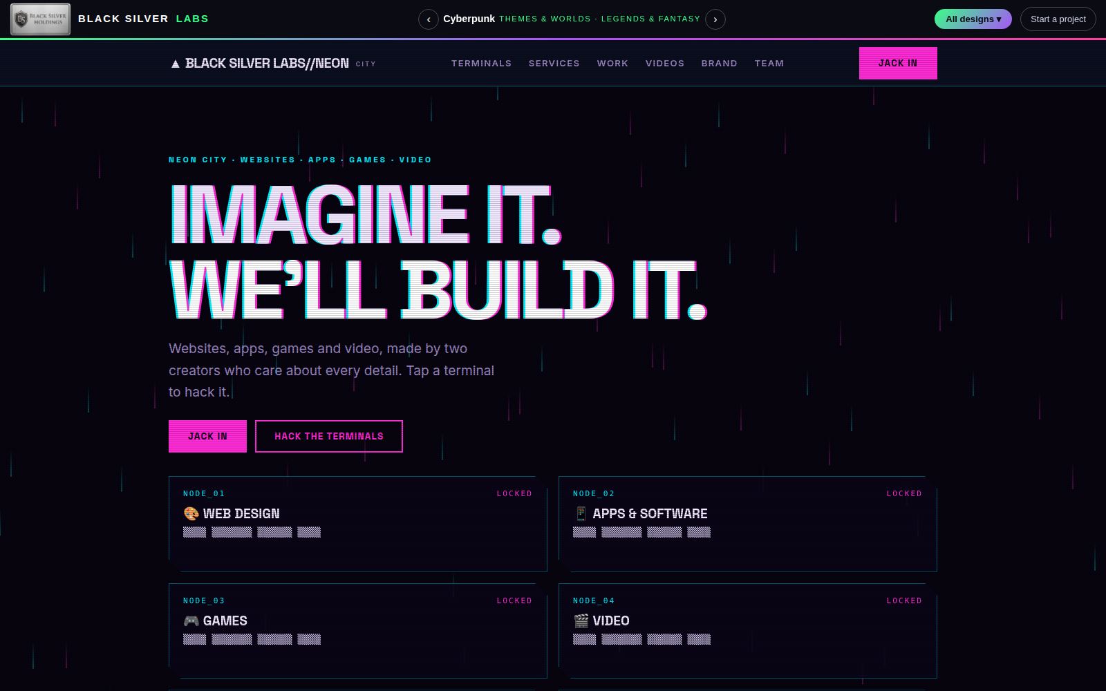 Cyberpunk design preview
