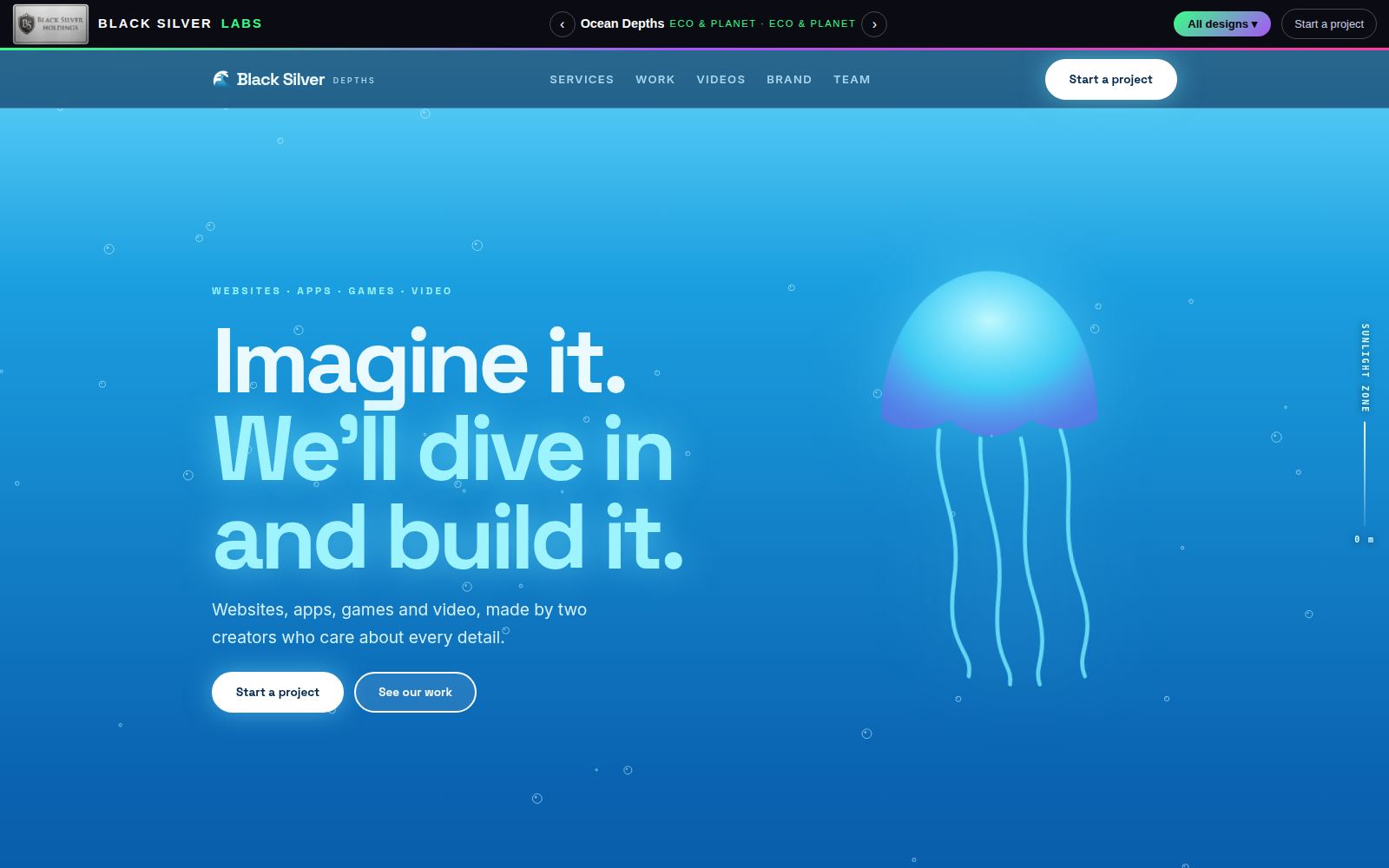 Ocean Depths design preview